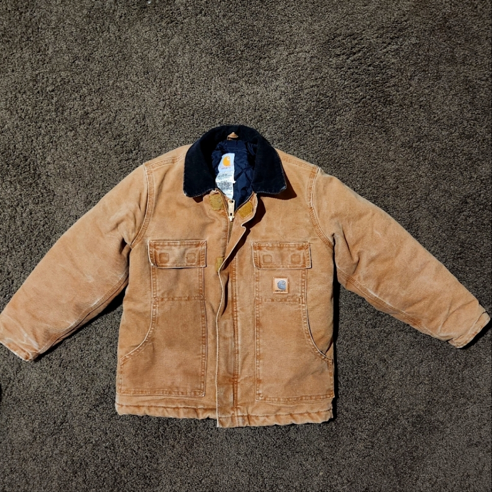 Boys size 8 Charhart winter jacket